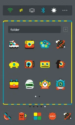 Monster LINE Launcher theme android App screenshot 0